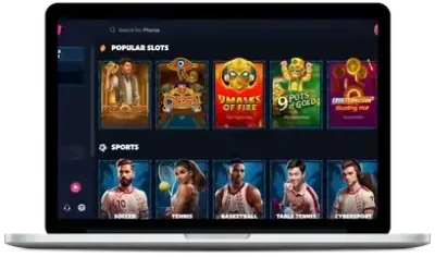 Seven welcome offer on a computer screen