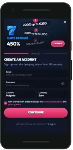 Seven app home screen on a phone